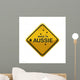 Made in Aussie yellow Australian road sign Wall Decal