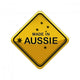 Made in Aussie yellow Australian road sign Wall Decal