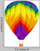 Hot Air Balloon Wall Decal