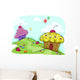 Cupcake Land Wall Decal