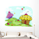 Cupcake Land Wall Decal