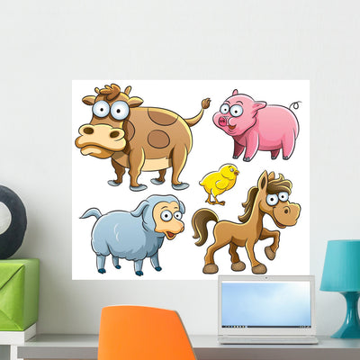 Baby Animals Collection shown on a wall