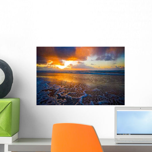 Beautiful Sunset Beach Wall Decal