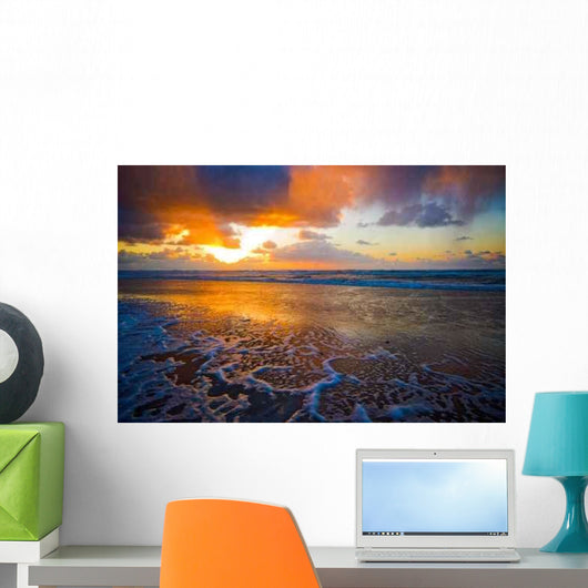 Beautiful Sunset Beach Wall Decal