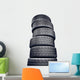 Wheel White Wall Decal