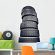 Wheel White Wall Decal