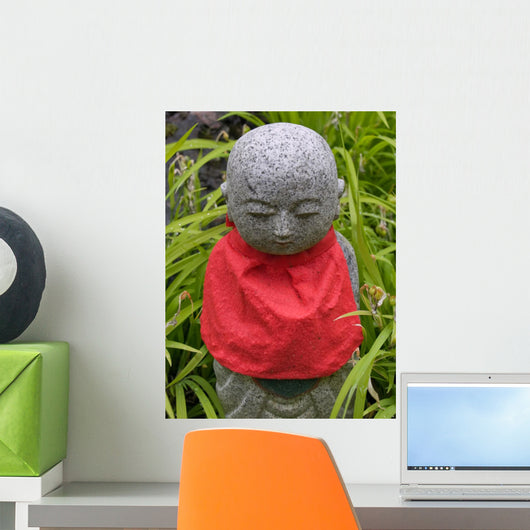Little Buddha Statue Wall Mural