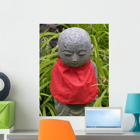 Little Buddha Statue Wall Mural