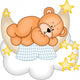 Sweet Dreams Teddy Bear Wall Decal