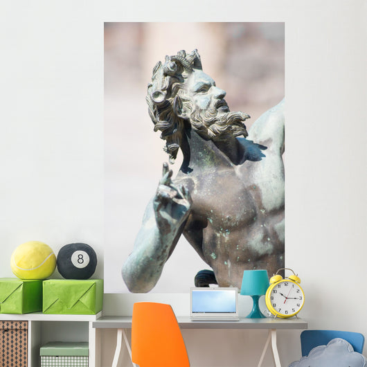 Satyr statue close-up from Pompeii, Italy Wall Mural