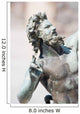 Satyr statue close-up from Pompeii, Italy Wall Mural