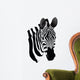 Zebra Head Wall Decal