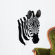 Zebra Head Wall Decal
