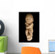 Fetus on Black Wall Mural