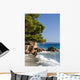 Rocky Beach With Stairs Wall Decal