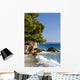 Rocky Beach With Stairs Wall Decal