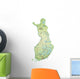 Island Map Finland with
