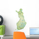 Island Map Finland with