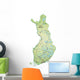Island Map Finland with