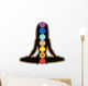 Yoga Meditation Chakra Wall Decal