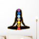 Yoga Meditation Chakra Wall Decal