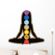 Yoga Meditation Chakra Wall Decal