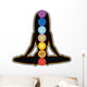 Yoga Meditation Chakra Wall Decal