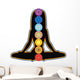 Yoga Meditation Chakra Wall Decal