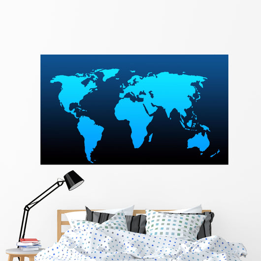 world map Wall Mural