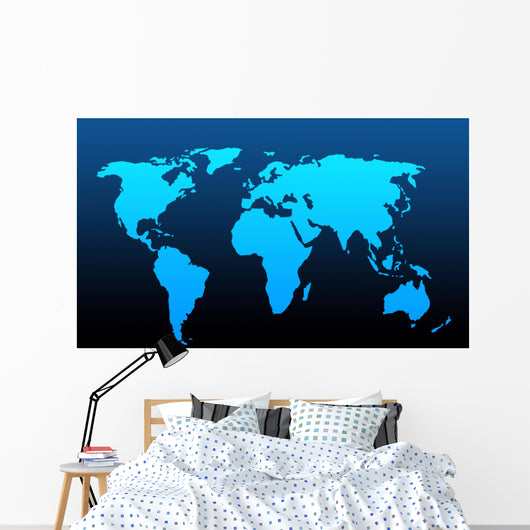 world map Wall Mural