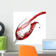 Splash Wine White Wall Decal