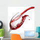 Splash Wine White Wall Decal