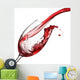Splash Wine White Wall Decal