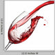 Splash Wine White Wall Decal