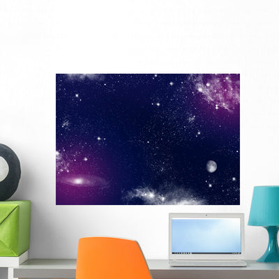 Space shown on a wall