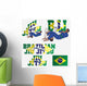 Brazilian Jiu-Jitsu Wall Decal