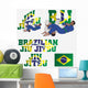 Brazilian Jiu-Jitsu Wall Decal