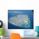 Landeanflug Malediven Male Wall Decal