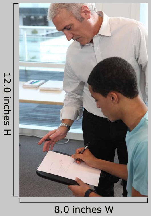 Teacher Supervising His Students