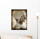 Old Parchment with Skull Wall Mural