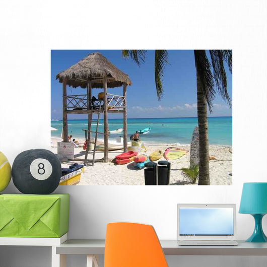 Playa Carmen Beach Wall Decal