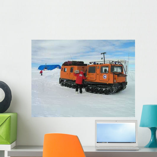 Antarctica Snow Truck-1 Wall Decal