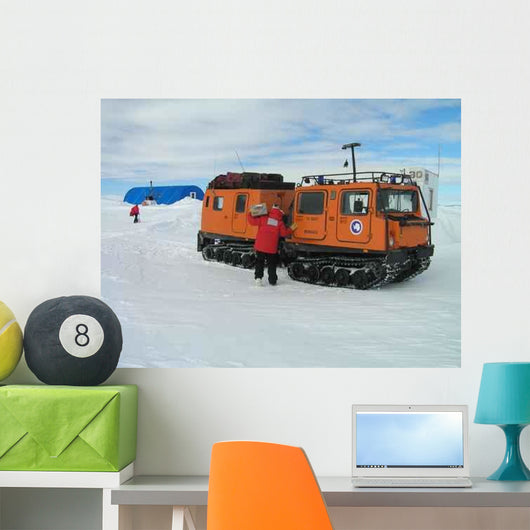 Antarctica Snow Truck-1 Wall Decal