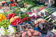 fresh vegetables on the market Wall Mural