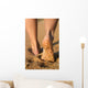 girl's barefoot legs Wall Mural