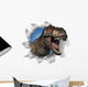 T-Rex Rips Through Your Document Wall Decal
