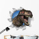 T-Rex Rips Through Your Document Wall Decal