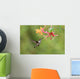 Hummingbird and Honeysuckle Wall Mural
