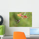 Hummingbird and Honeysuckle Wall Mural