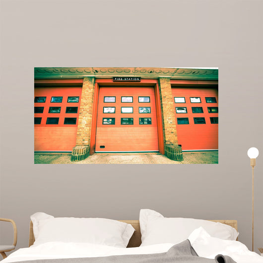 Firehouse Doors Wall Decal